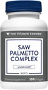 Saw Palmetto Complex 160mg - Supliment pentru sănătate prostată, Easy to Swallow Softgels (100 Softgels) de The Vitamin Shoppe