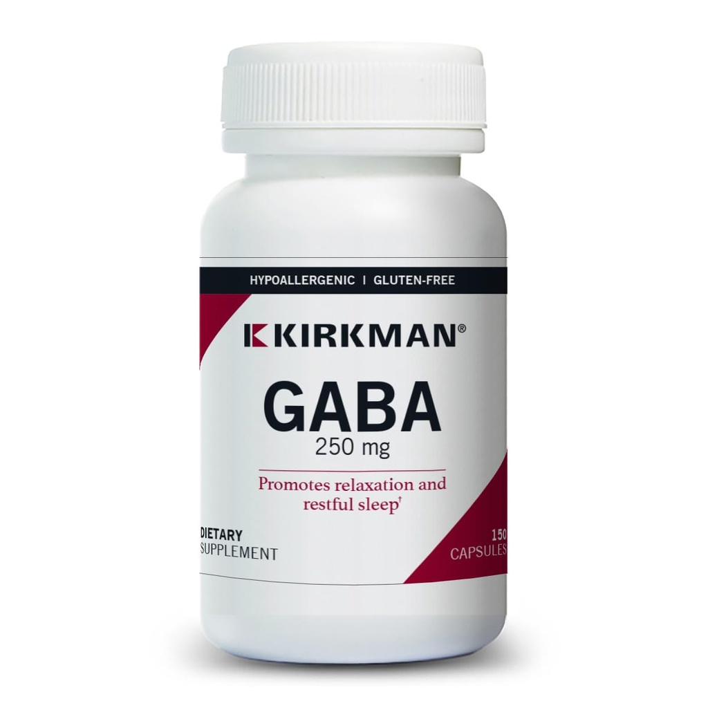 Kirkman GABA 250 mg - Capsule hipoalergice, 150
