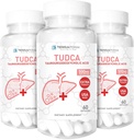 (3 ambalaj) Terraform Pure TUDCA (Tauroursodeoxicolic Acid) - 500 mg Per Serving - Pure Ficat Support & Health - 60 capsule