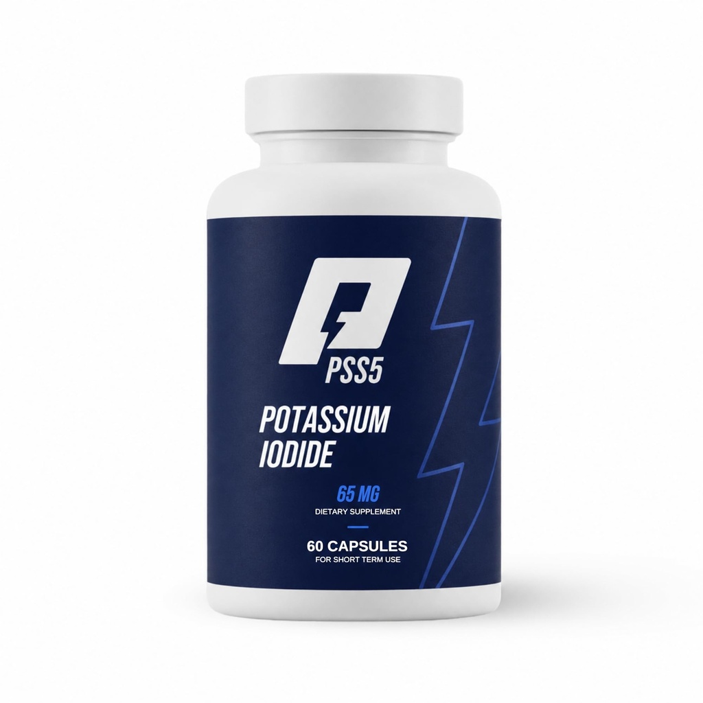 Protector tiroidian Iod de potasiu 60 Capsule 65mg