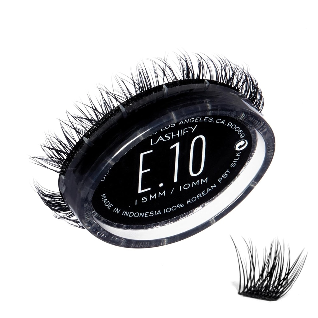 Lăsați Extreme 10mm Gossamer DIY Extensii de gene Refill, negru, ușor de fals Lashes Pentru a adăuga volum extraordinar