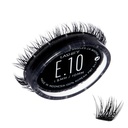 Lăsați Extreme 10mm Gossamer DIY Extensii de gene Refill, negru, ușor de fals Lashes Pentru a adăuga volum extraordinar