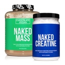 Naked Soy-Free Proteine Bundle: 8LB Chocolate Vegan Mass Creatina