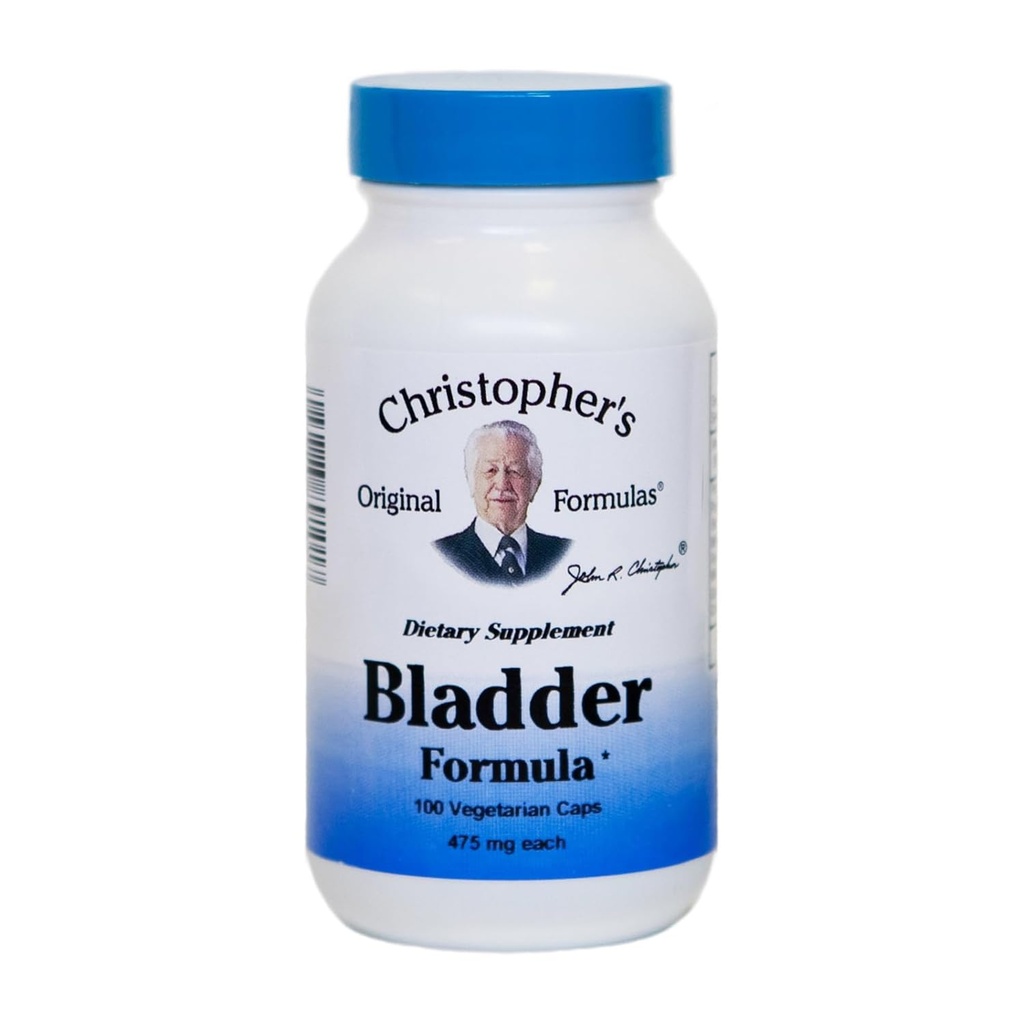 Formula originală a lui Christopher Formular Bladder, Suport de sănătate urinară, 100 Caps