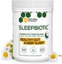 SleepBiotic Prebiotic Fiber Blend - Prebiotic Fiber Powder w/german Chamomiele & Green Banana Four - Prebiotic Powder Fiber Supplement for Healthy Gut 292g [20 Servings]
