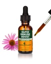 Herb Pharm Organic Rapid Immune Boost: Tinctură rapidă pentru adulţi, Echinacea Tinctură cu Goldenseal, Extract de ghimbir & Elderberry, Supplement de sprijin imunitar & Wellness Aid, 1 Oz