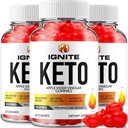 (3 ambalaj) Ignite Keto ACV Gummies - Advanced Formula Ignite Keto Plus ACV Gummies Apple Cidru Oţet Ignite ACV Supliment alimentar (180 gume)