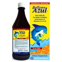 Ballena Azul Aceite de Hígado de Bacalao para Adultos y Niños, COD Ulei de ficat pentru adulți și copii, Sursa buna de vitamine A,D,E, B1, Supliment alimentar, Omega 3, Inmune System Boost (ORANGE 15 OZ)