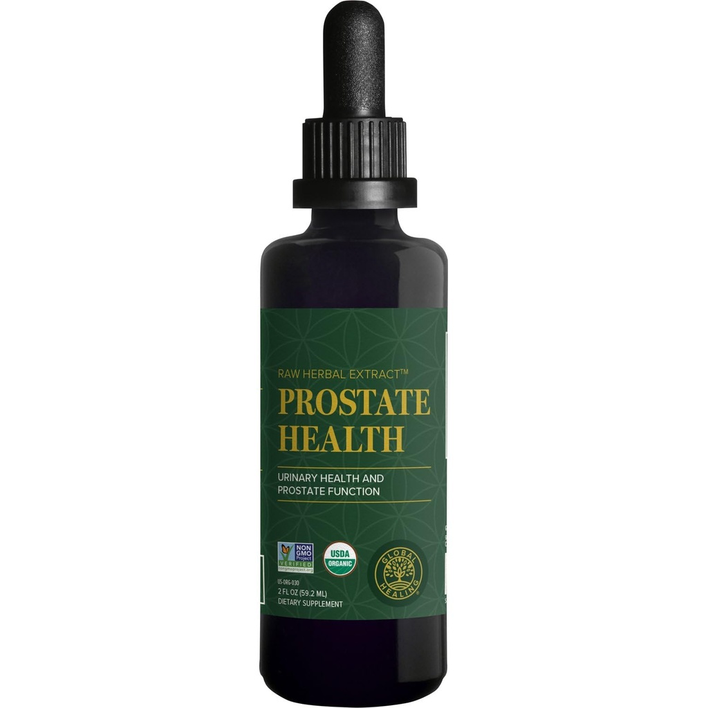 Global Vindecarea Sanatate Prostata organica - Mens Suplimentul de sanatate - Suplimente de prostata Ajuta la controlul vezicii urinare, frecvente de irigare reduce excursii baie - 2 Fl Oz
