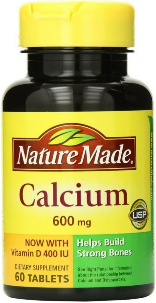 Natura Calciu produs cu vitamina D3 600 mg, 60 comprimate