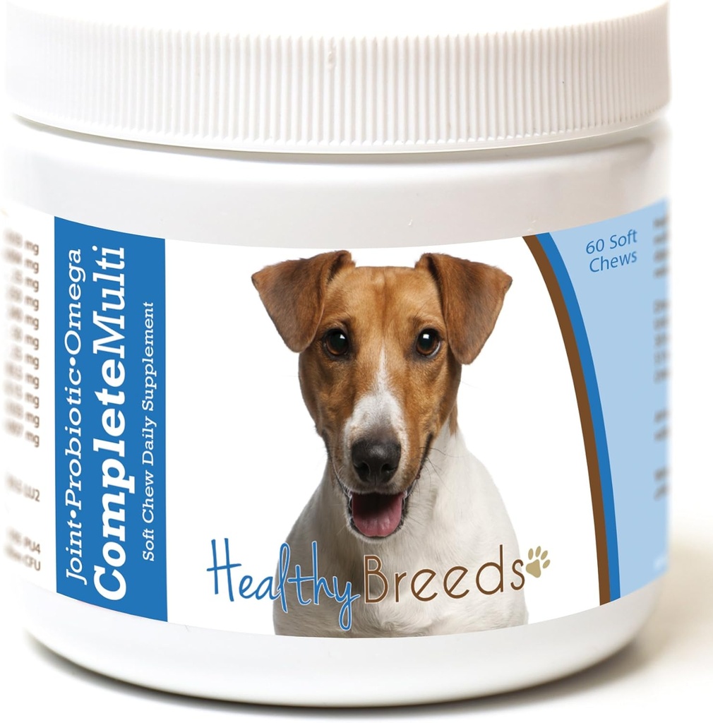 Sănătos Breeds Jack Russell Terrier Toate într-o multivitamine Soft Chew 60 Count