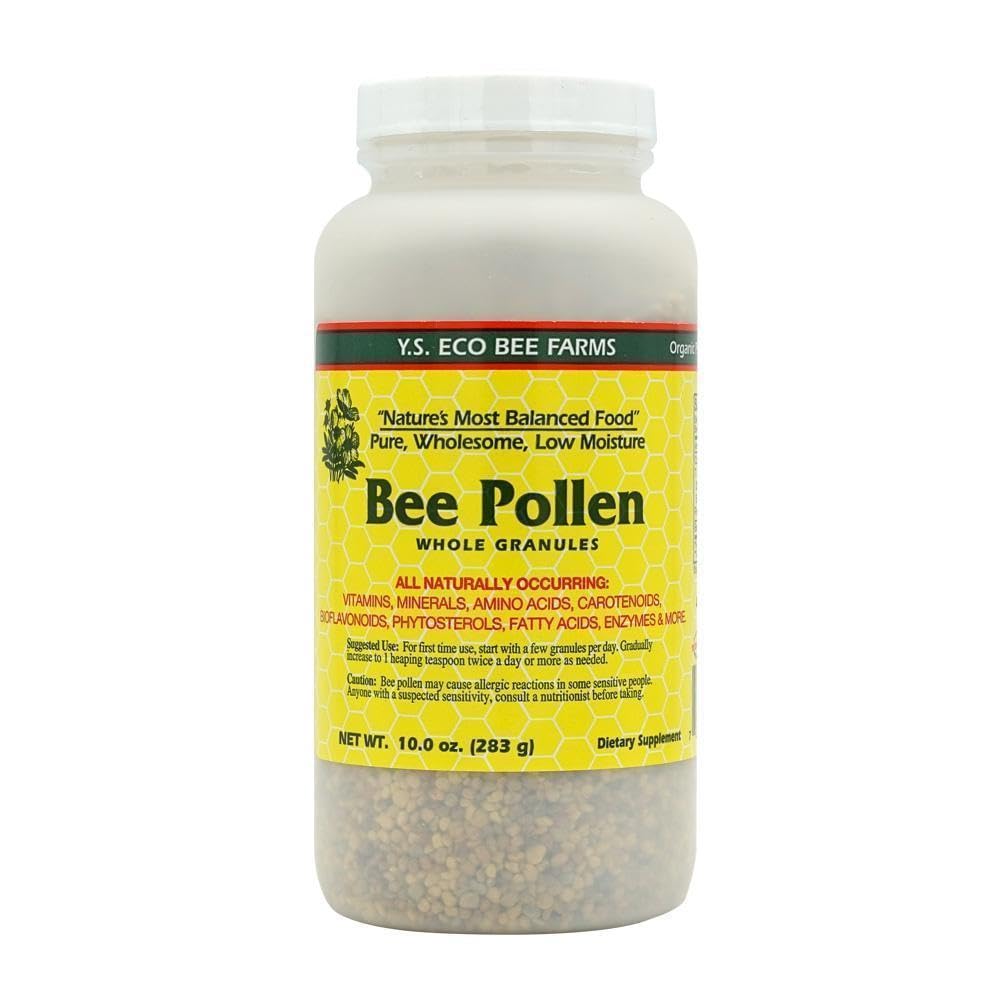 Albină Polen - umiditate scăzută Granulare întregi - 10 oz