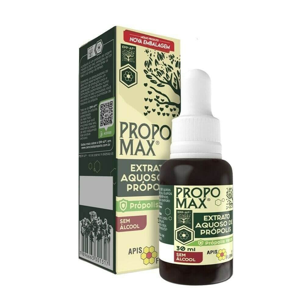 Apis Flora Brazilian Green Bee Propolis, High in Flavonoids și Artepillin-C 7, Wax-Free, Alcool gratuit, 30ml (Pachet de 2)