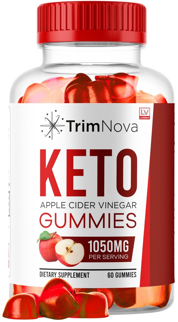 LIVORKA TrimNova Keto ACV Gummies, TrimNova Gummies, TrimNova Keto, TrimNova Keto ACV Gummies, Trimnova, TrimNova Keto Formula, TrimNova Keto ACV Gummies 1050MG, 60 Gummies timp de 1 lună.