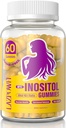 Inozitol Gummies with Myo-Inositol & D-Chiro Inositol,Vitamina D3,Magnesium Glycinate & Zinc - Ideal 40:1 Ratio - 30 Day Supply-96