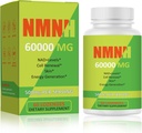 NMNH 500mg (Dihidronicotinamidă Mononucleot), NMN Supliment alternativ cu NR, TMG, Resveratrol, COQ10, NAD Supliment, Energie, Boost NAD+ Nivele, 60 capsule