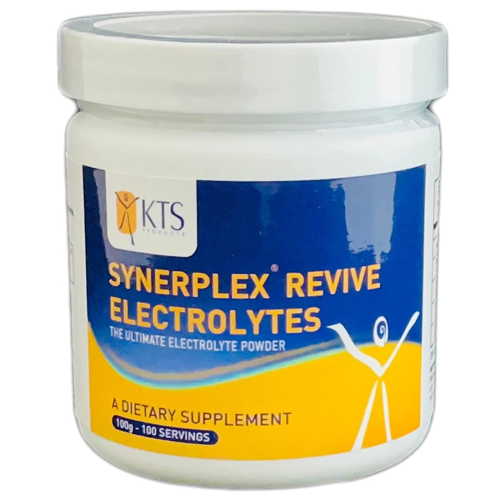Sinerplex® Revive Electrolyte Powder este cea mai bună și cea mai completă formulă electrolitică disponibilă. Ajută la hidratare, detoxifiere şi reducerea crampei