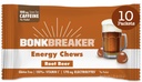 Bonk breaker energie Chews, lactate-free, gluten-free ingrediente pentru a oferi energie rapidă și focalizare, 1 cutie de 10 pachete, root beer