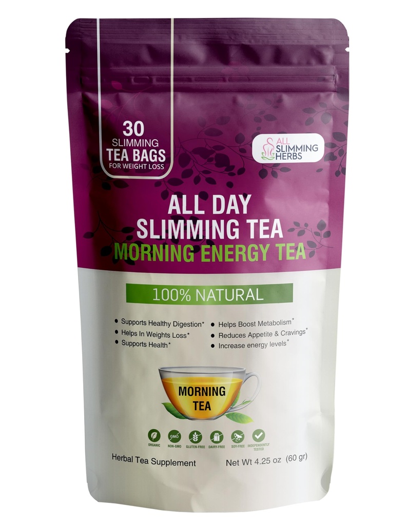 Toată ziua Slimming ceai pentru zi - 30 zile de aprovizionare - stimulează metabolismul și Skyrockets nivelul de energie