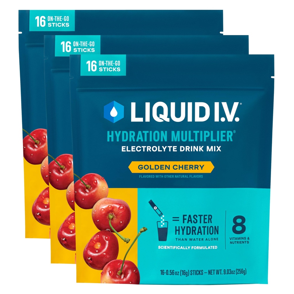 Multiplicator de hidratare I.V.® lichid - Cherry de aur 