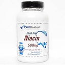 Culoare liberă Niacin 500 mg 100 capsule Pure de PureControl Suplimente