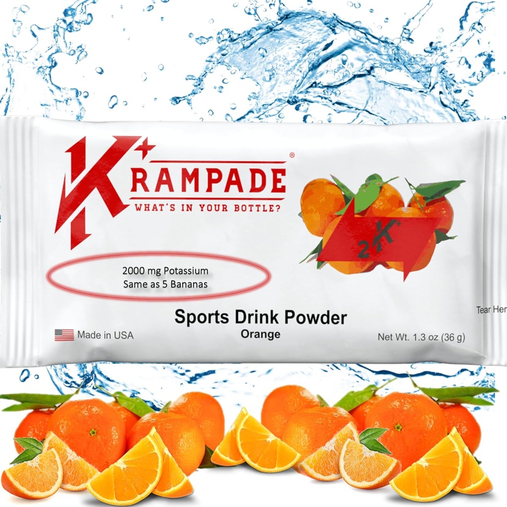 Krampade Original 2K - 2000 mg Electrolit de potasiu praf de băut Mix 