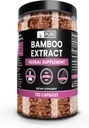 Ingrediente originale pure Extract de bambus (730 capsule) No Magneziu sau Rice Fillers, întotdeauna pură, Lab verificat