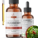 Cranberry Tincture - Extract organic de afine lichid, alcool - supliment Herbal gratuit - Made in USA
