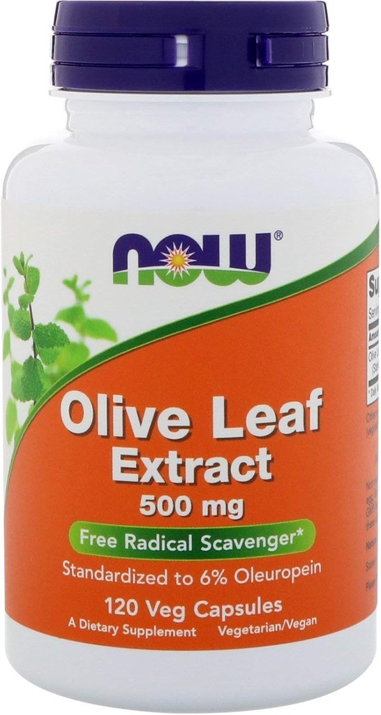 Extract de frunze de măsline 500mg 120 VegiCaps (Pachet de 2)