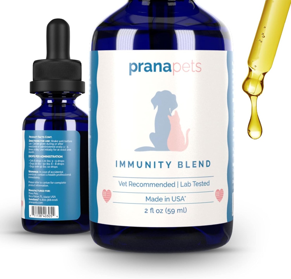 PranaPets Imunity Blend Supliment pentru câini și pisici 