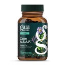 Gaia Herbs Calm A.S.A.P. Supplement de suport pentru stres - cu Skullcap, Passionflower, Chamomile, Vervain, Holy Basil & More pentru a sprijini un calm natural - 60 Vegan lichid Fito-Capsule (20-Day Supply)