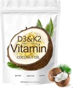 2-in-1 Vitamina D3 K2 Supliment Softgel, 10000 UI VIT D3 + 200 MCG Vitamina K2 (180 buc)