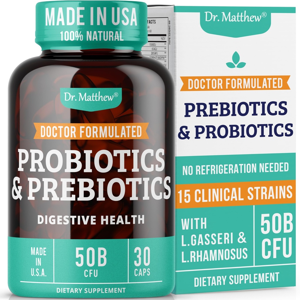 Prebiotice şi Probiotice: Lactobacillus Gasseri, Lactobacillus Rhamnosus, Plantarum, Casei, Bifidobacterium longum, lactis, infantis. Probiotic Prebiotic, Pre și Probiotice pentru Digestive Health.