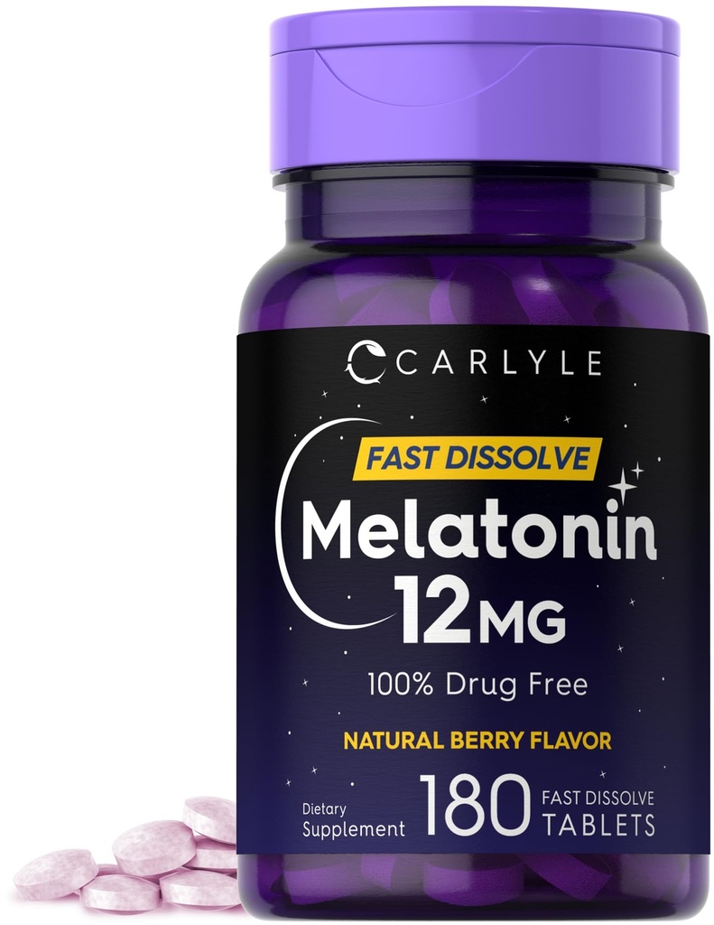Carlyle Melatonin 12 mg Fast 59 ° 180 Tablete 