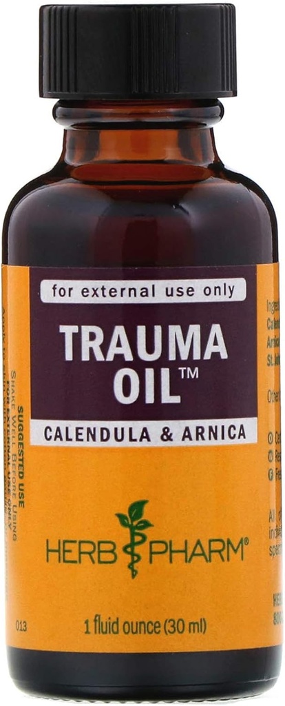 HERB PHARM Compus de ulei de traumă, 1,2 Lire (FAOIL01), 1 Fl Oz (Pachet de 1)