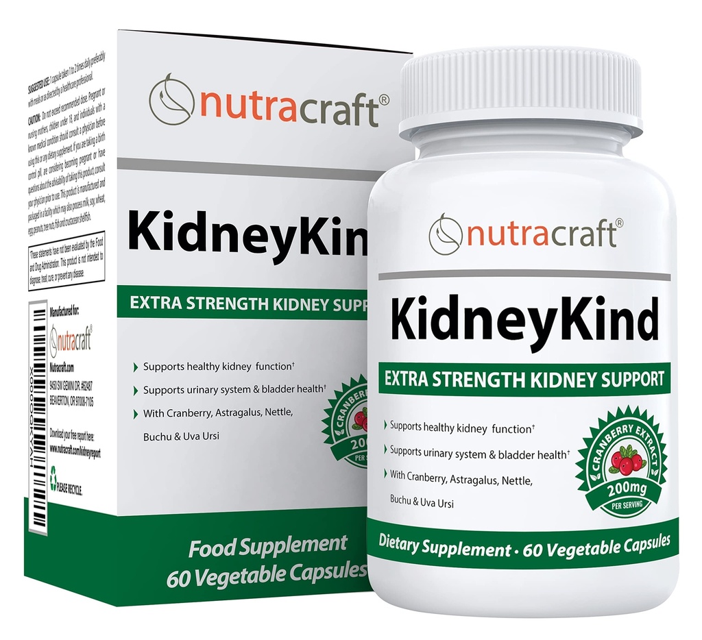Nutracraft RinichiKind #1 Suport renal și supliment de detoxifiere 