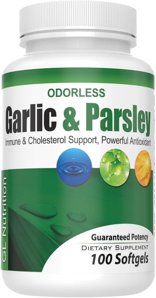 Usturoi odorless si marunt Softgels de GL Nutritie 