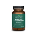 Nutriție proeminentă S-Acetyl L-Glutathione Supliment - Clinic de cercetare Emothion Acetionat Glutationa pentru suport de detoxifiere normala a ficatului și efect antioxidant optim, Vegan - 1 ambalaj