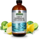 Natura's Answer Cod Ficat ulei lichid Supliment, 16-Fluid Ounces 