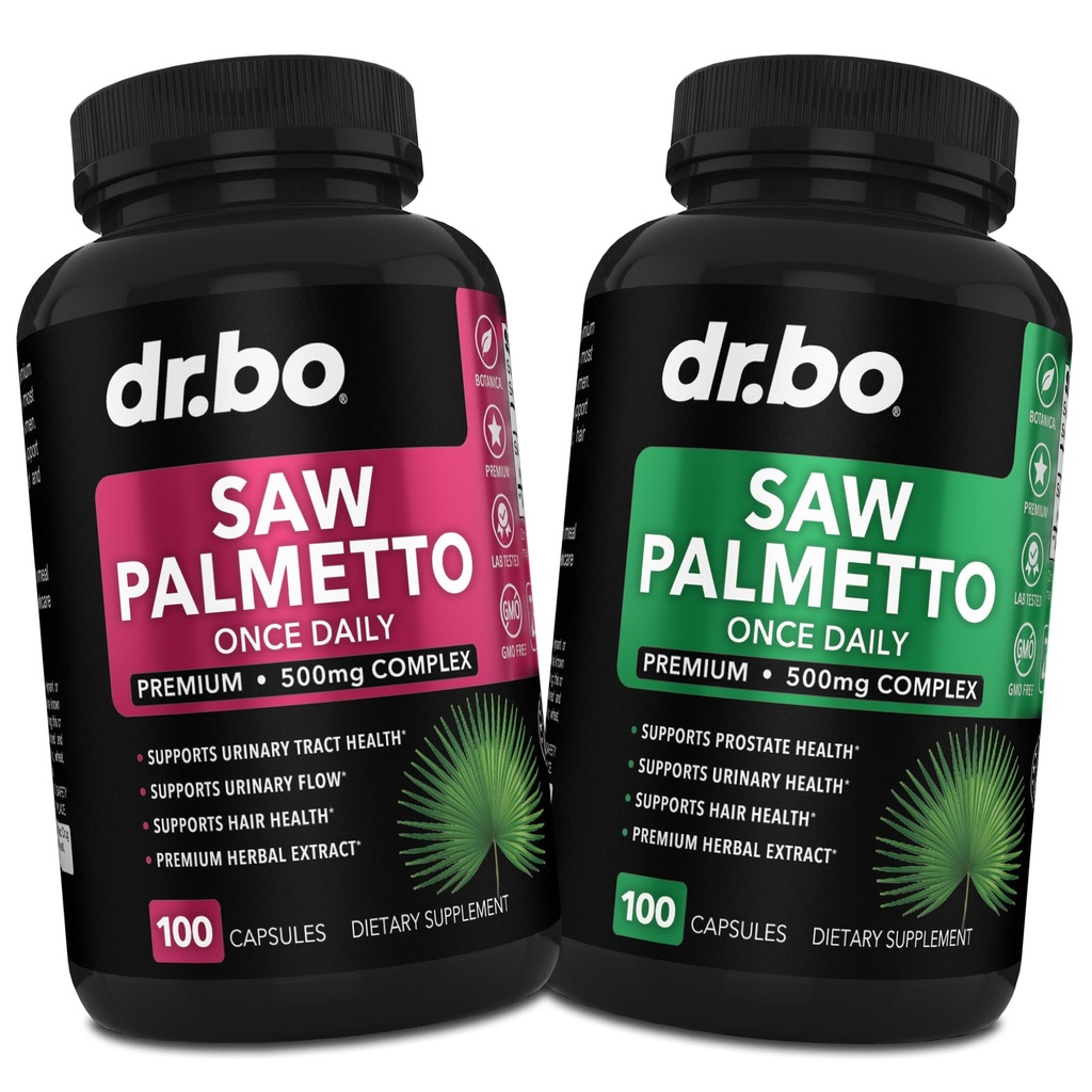Saw Palmetto pentru femei pierderea parului pentru femei si barbati - DHT Blocker pentru barbati cresterea parului Plus Suplimente pentru vezica oculara - Pure Saw Palmetto Proteta de sănătate Supliment capsule de suport urina pastile