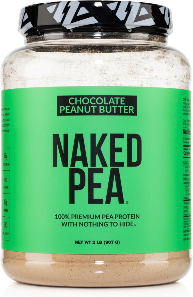 Pea goala - unt de ciocolata Proteina de arahide de la ferme din SUA si Canada, cacao organica, zahar organic de nuca de cocos - nici un OMG, nici soia, si gluten gratuit, ajutor de crestere si recuperare - 21 Serviri