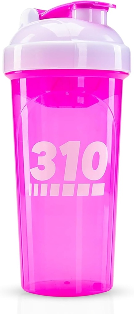 310 Nutritie Proteina Shaker Sticla - Blender Durabil Shaker sticla de schimb de alimente Pulbere de proteine, Lemonade Mix, si Pre Antrenament - BPA-Free & Spălătorie Seif Mixer Cupa - Roz