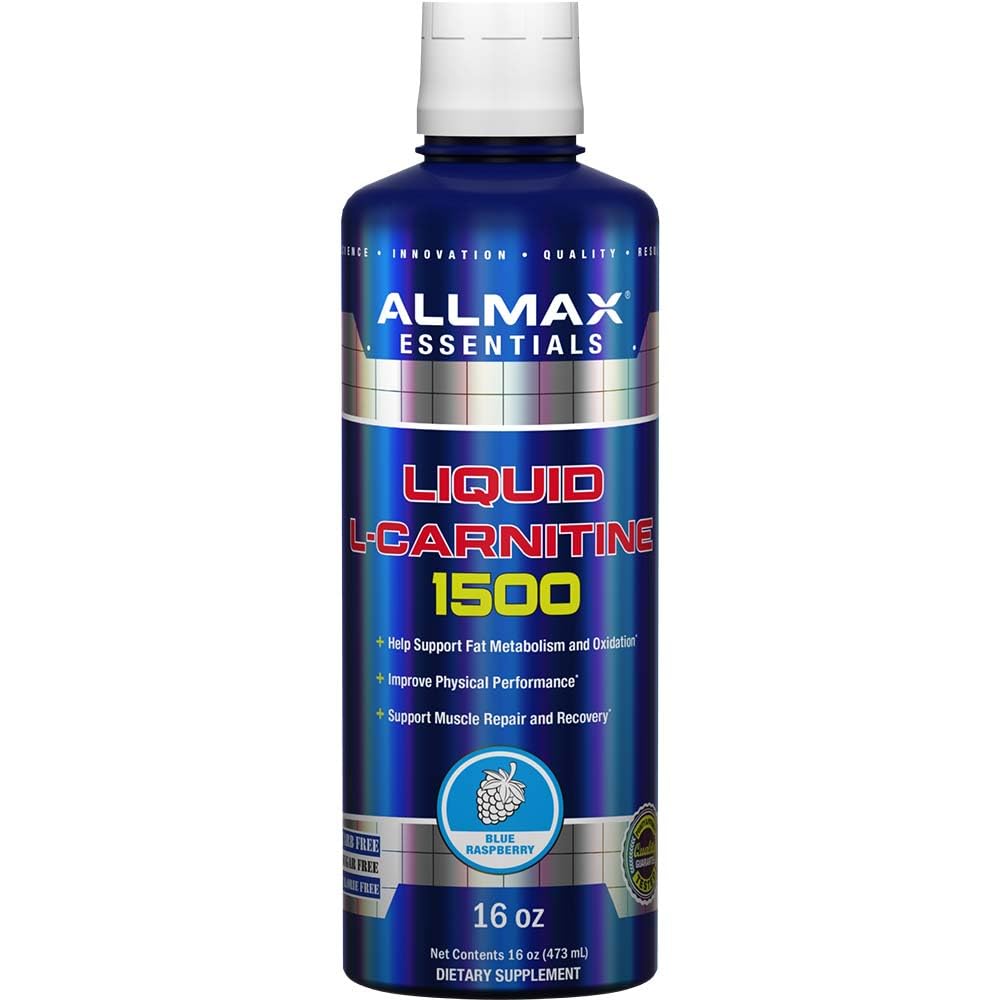 L- Carnitină 1500, zmeură albastră, 16 oz (473 ml)