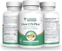 Logos Nutritionals-Liver CS Plus-60 puternic dezintoxicare de ficat Formula Veggie Caps-Creștere Glutationa și reducerea stres oxidativ.