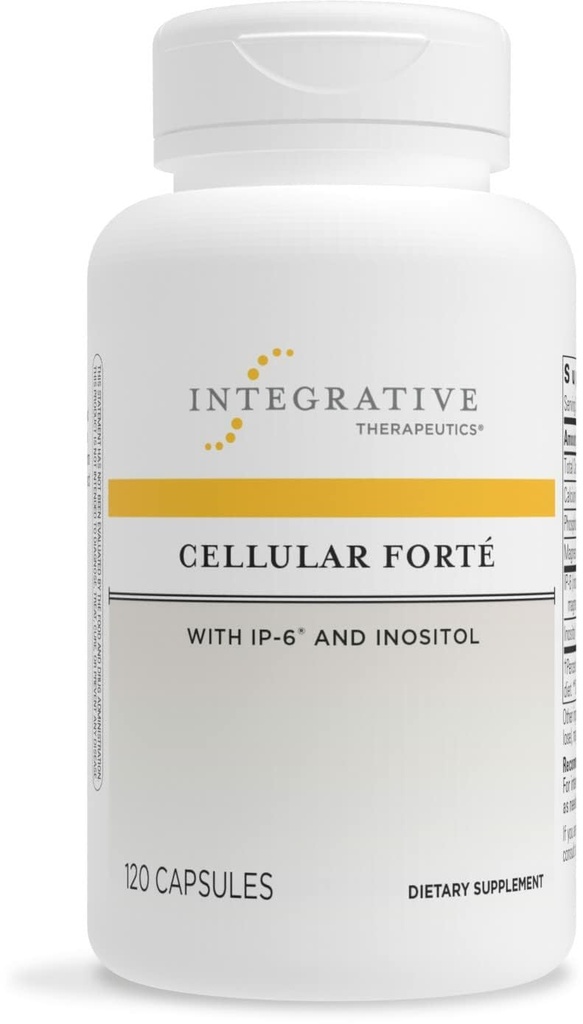 Integrative Therapeutics Cellular Forte - Inositol Supplement for Immune System & Cell Health Support* - Contine IP-6 - Vegan, Gluten-Free & Dairy-Free - 120 capsule (60 Servings)