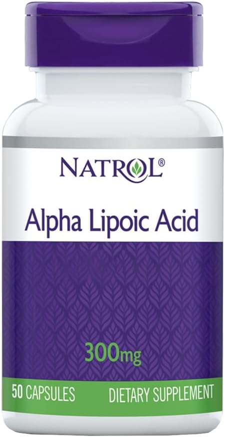 Natrol Alpha Acid lipoic 300mg Capsule, 50 Număr de capsule (Pachet de 3)