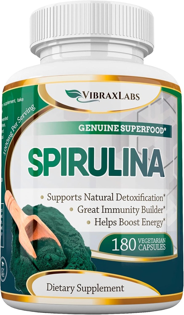 Vibraxlabs Capsule Spirulina 