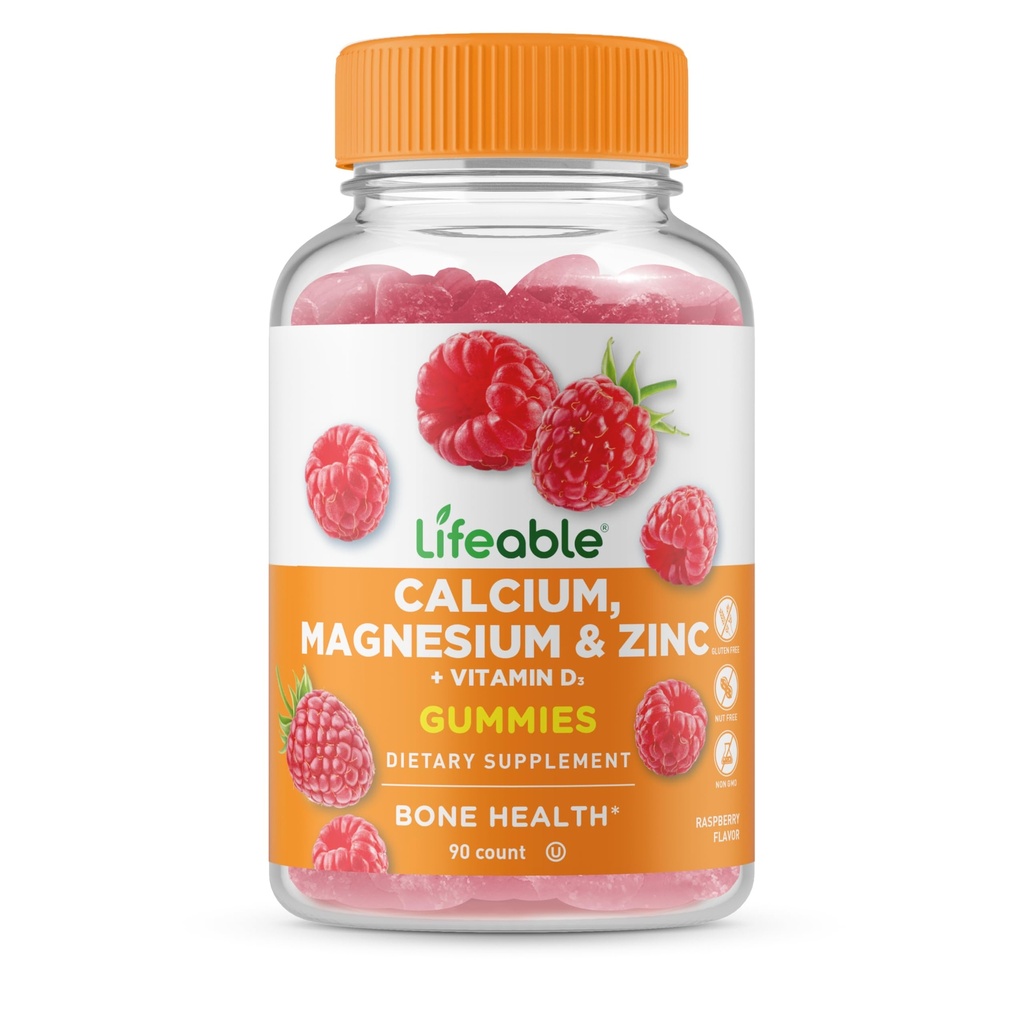 Magneziu de calciu în stare de viață Zinc cu vitamina D3 Gume 