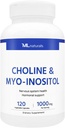 ML Naturals Choline & Myo-Inositol 120 Capsule vegetale, NSF-Certified & cGMP-Compliant