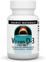 Sursa Naturals Vitamina D-3 2000 ui Sustine sanatatea osoasa si imuna - Black Cherry Peach Aroma - 60 comprimate rapide de topire